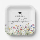 Search for graduation party plates Floral