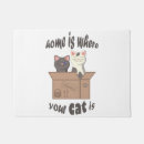 Search for funny cat doormats Kitten