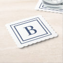Search for navy coasters Monogrammed