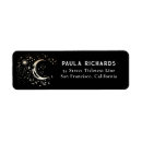 Search for moon and stars return address labels Celestial