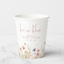 Search for bridal shower paper cups Watercolor floral