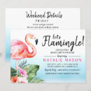 Search for flamingo bachelorette party invitations Beach