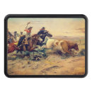 Search for cowboy trailer hitch covers Wild west