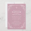 Search for baptism invitations Dusty pink