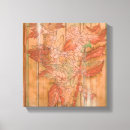Search for floral canvas prints Orange