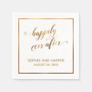 Search for happily ever after napkins Typography
