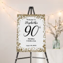 Search for 90th birthday signs Glitter