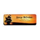 Search for halloween return address labels Trick or treat