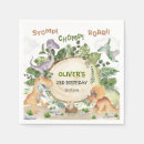 Search for dinosaur napkins Boy baby shower
