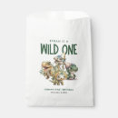 Search for dinosaur favor bags Wild one