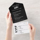 Search for black and white affair invitations Trendy