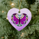 Search for purple heart ornaments Pretty