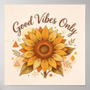 Search for good vibes posters Yellow