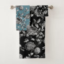 Search for blue and black bath towels Floral