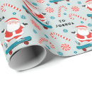 Search for skateboard wrapping paper Santa claus