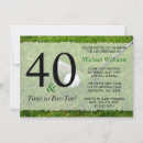 Search for golf 40th birthday invitations Fortieth