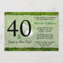 Search for mens 40th birthday invitations Party