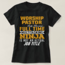 Search for pastor tshirts Job