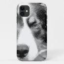 Search for border collie iphone cases Black and white