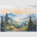 Search for pine tree tissue paper Mountains