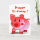 Search for piglet birthday cards Pink
