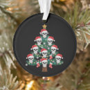 Search for skull ornaments Santa