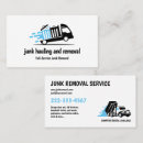 Search for trash business cards Junk removal services