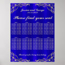Search for royal blue wedding seating charts Gold