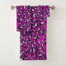 Search for pink leopard bath towels Girly