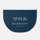 Search for floral doormats Navy blue