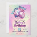 Search for pink disco invitations Girl