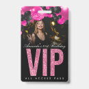 Search for birthday party badges Vip pass