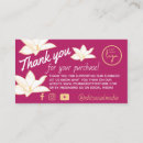 Search for small business thank you cards Floral