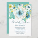 Search for mint and gold bridal shower invitations Flowers
