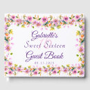 Search for sweet 16 guest books Watercolor