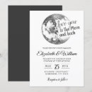 Search for love you to the moon and back invitations Elegant