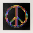 Search for peace sign puzzles Hippy