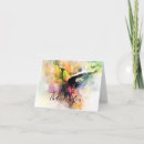 Search for hummingbird thank you cards Purple