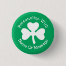 Search for st patricks day buttons Shamrock