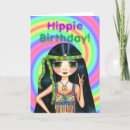 Search for hippies 60s birthday cards Hippy