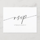 Search for wedding rsvp addressing a postcards Minimalist