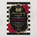 Search for black white red invitations Gold