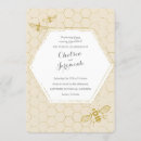 Search for bee wedding invitations Gold