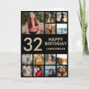Search for 32nd birthday cards Thirty second birthday