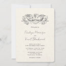 Search for swan wedding invitations Love birds