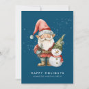 Search for gnome holiday cards Snow