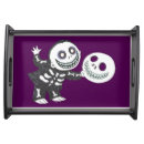 Search for nightmare before christmas halloween serving trays Skeleton