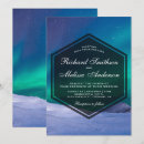 Search for northern lights wedding invitations Winter