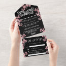 Search for folded quinceanera invitations All in one
