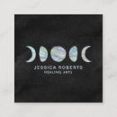 Search for crescent moon business cards Psychic medium